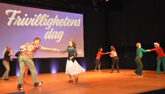 Dansegruppen Cottontails danser på Frivillighetens dag 2022